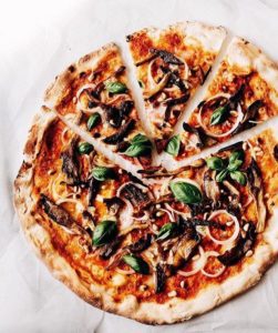 Oyster Mushroom Pizza