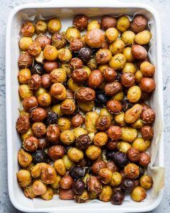 Oven Roasted Garlic Rosemary Baby Potatoes