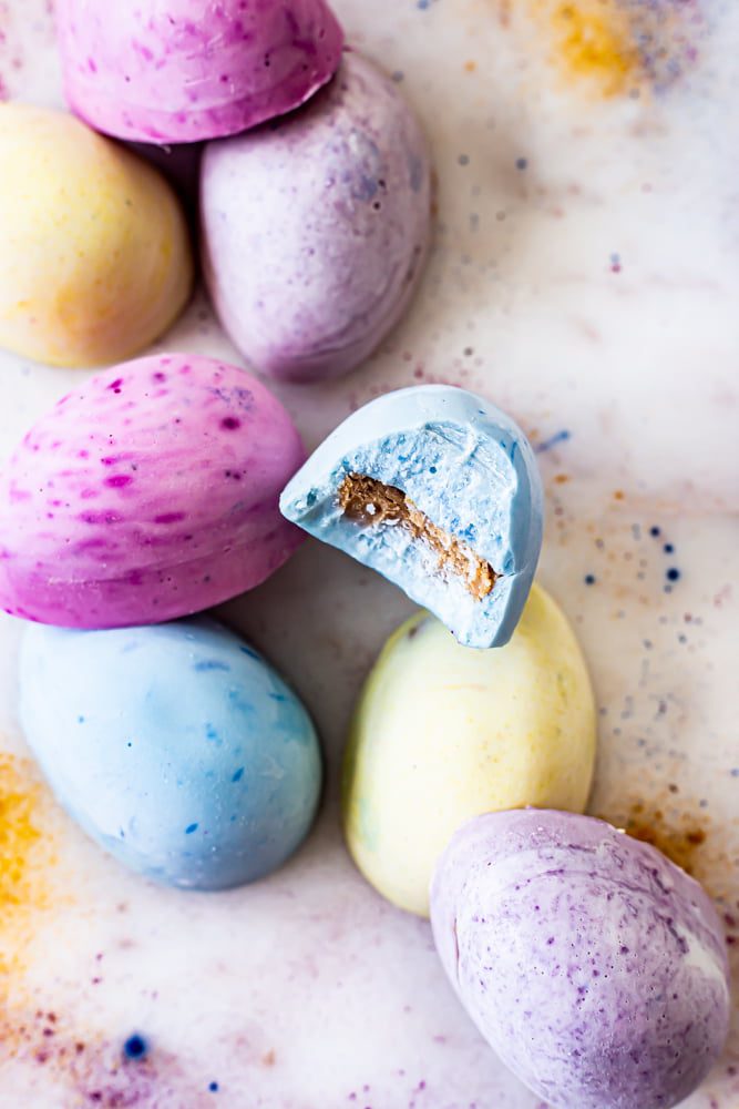 White Chocolate Peanut Butter Eggs