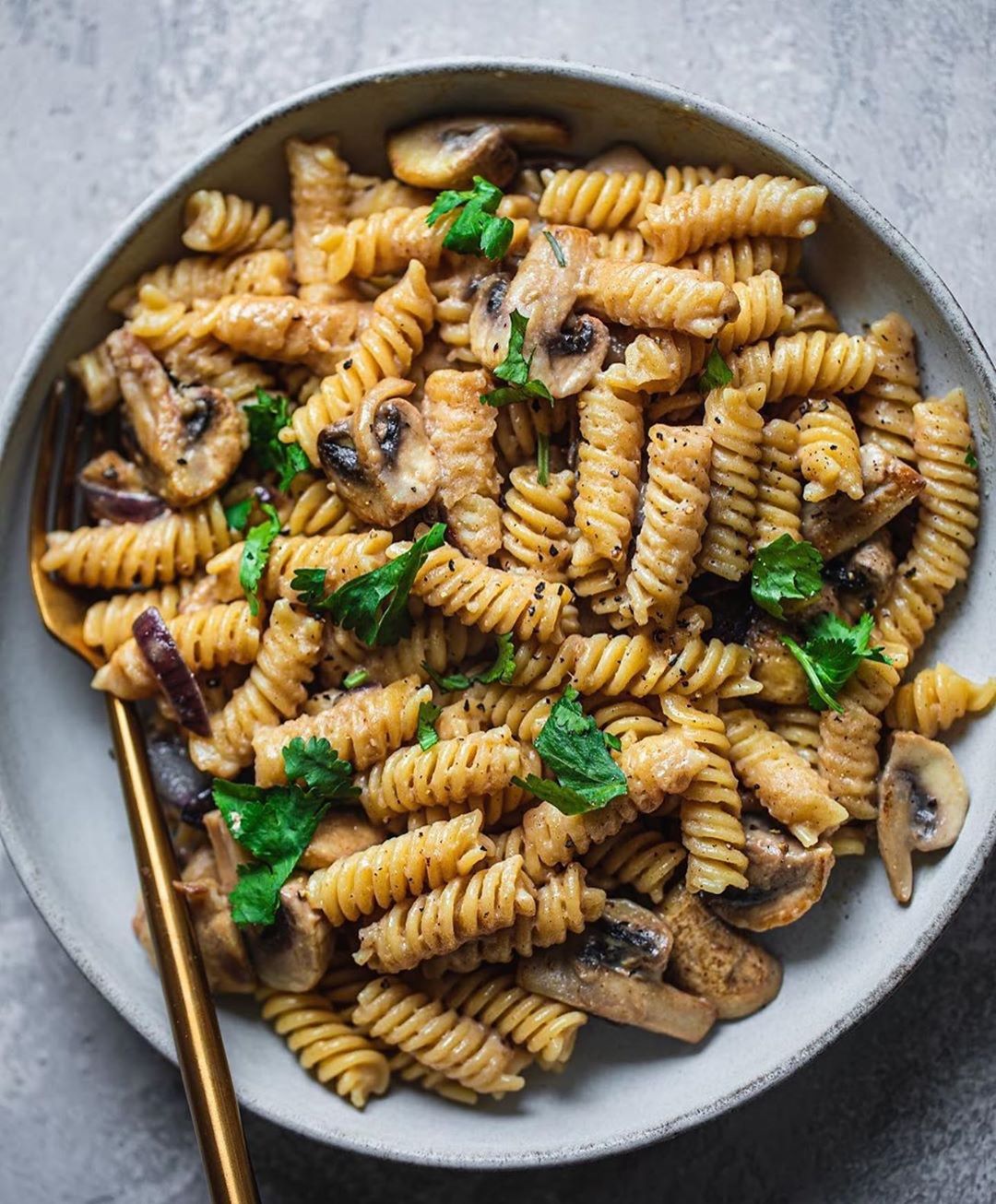 Creamy Mushroom Pasta - Best of Vegan