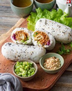 Stuffed rice rolls (Fan Tuan ‘飯糰’)