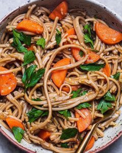 Sweet and Sour Soba Noodles