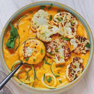 Roasted Cauliflower & Curry Soup