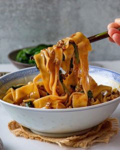 Saucy Homemade Noodles