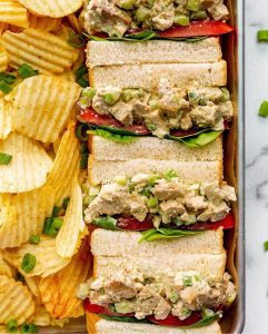 Vegan Chik’n Salad Sandwiches