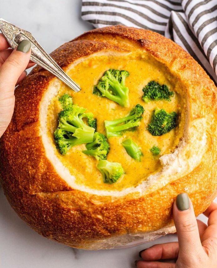Vegan Broccoli Cheddar Soup - Best of Vegan