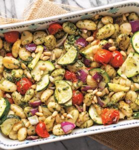 Pesto-Roasted Gnocchi and Veggies