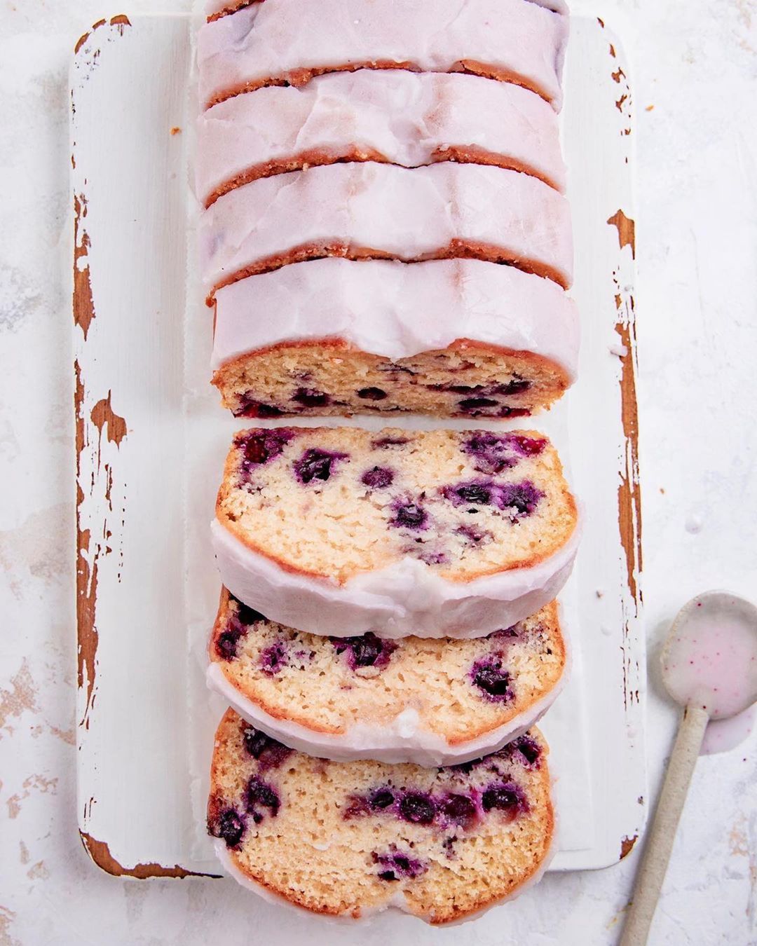 Easy Vegan Lemon Blueberry Loaf Cake