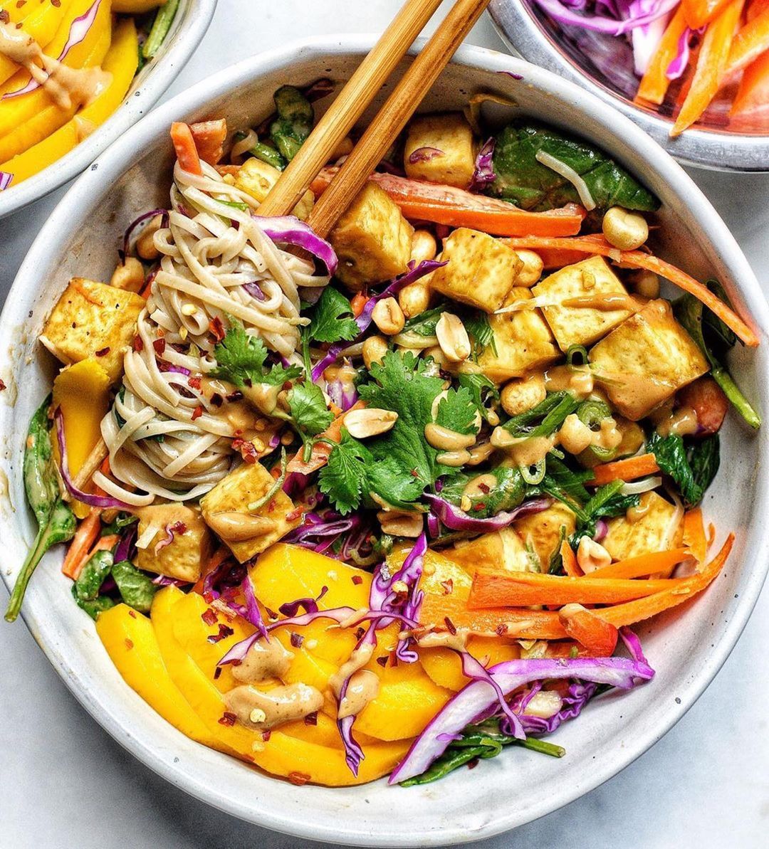 Vegan Thai Noodle Bowl