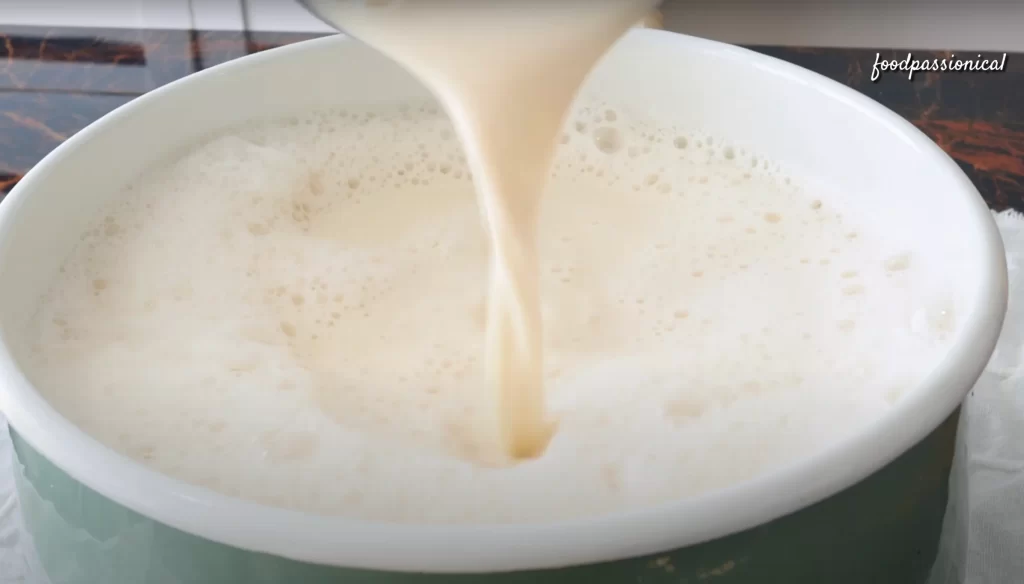 Boil & Strain The Soy Milk