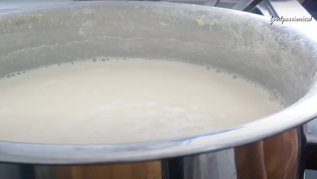 Boil & Strain The Soy Milk