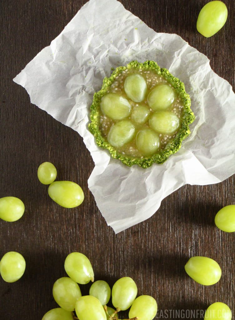 Green Grape Chia Tarts