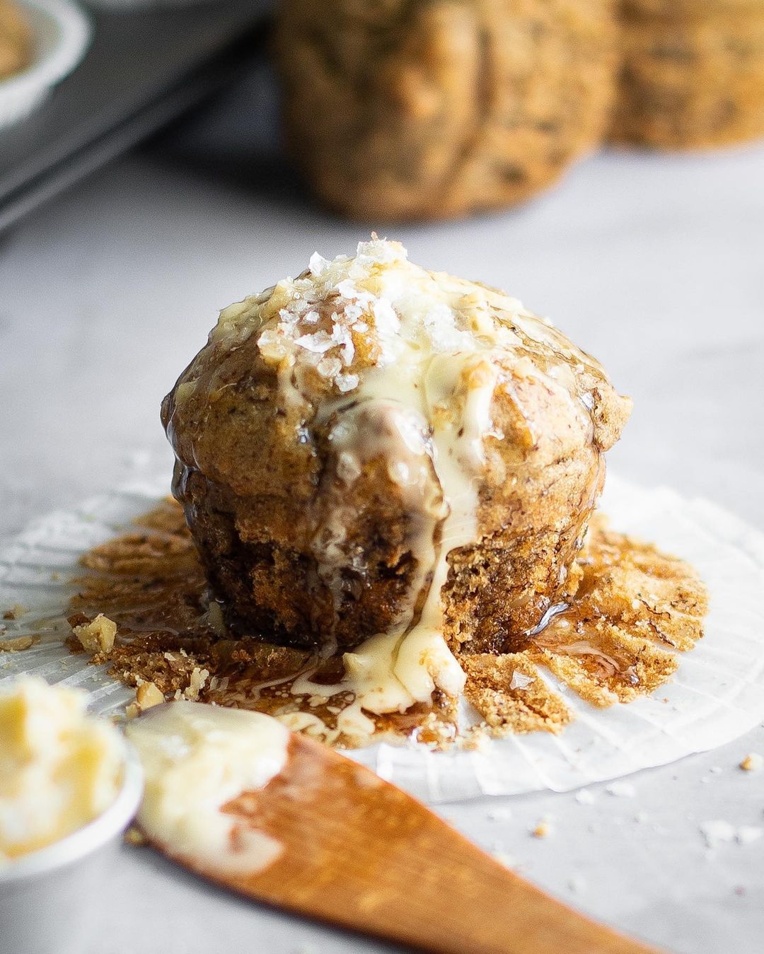 Vegan Breakfast Cardamom Banana Muffins