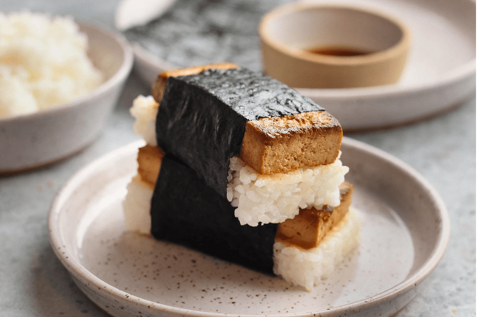 Vegan Hawaiian Tofu Musubi