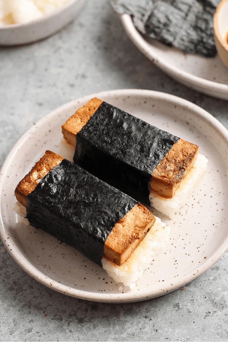 Vegan Hawaiian Tofu Musubi