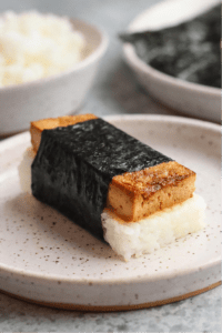 Vegan Hawaiian Tofu Musubi