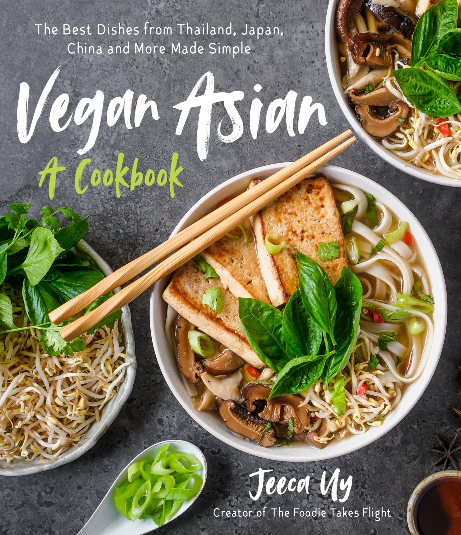 Jeeca Uy’s Vegan Asian Cookbook Cover