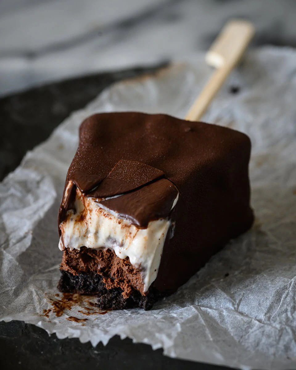 Vegan Frozen Cheesecake On a Stick by School Night Vegan
