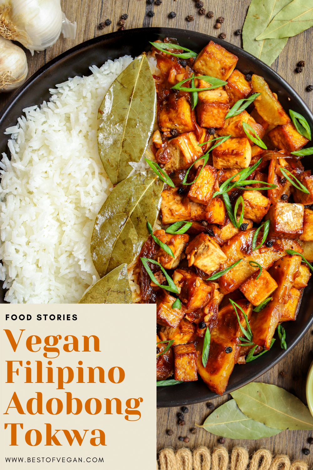 Vegan Filipino Adobong Tokwa (Tofu Adobo)