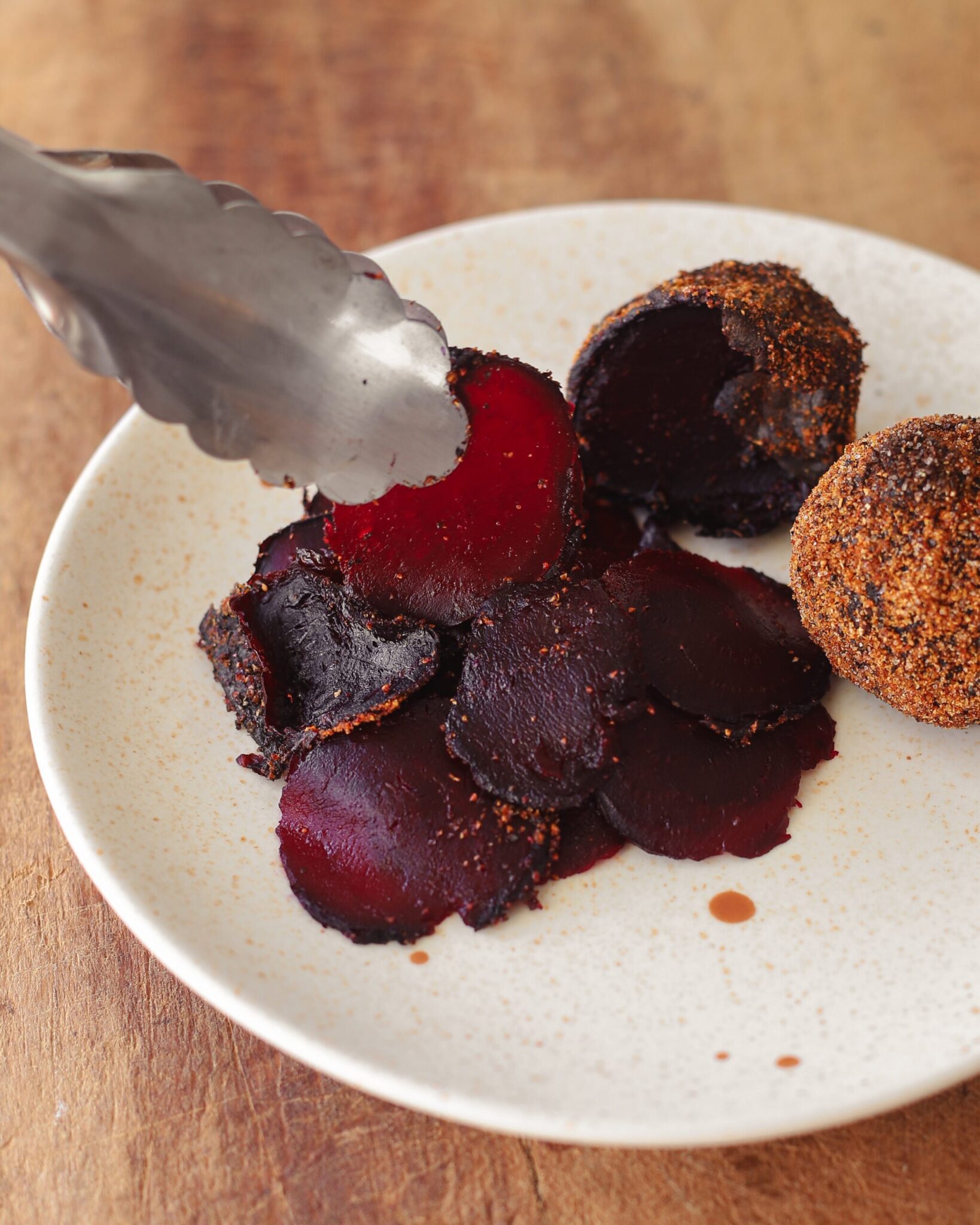 vegan beet pastrami