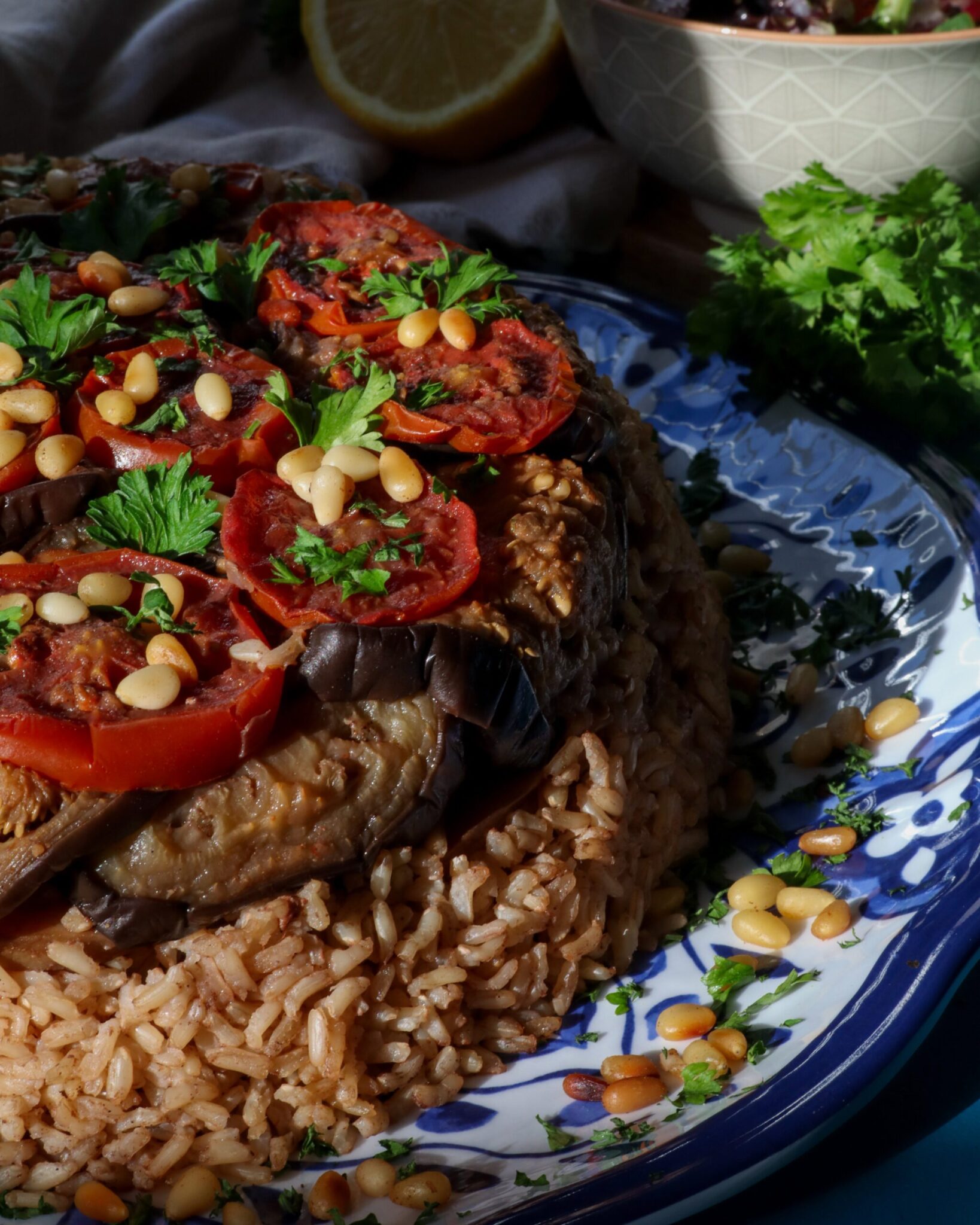 Vegan Makloubeh