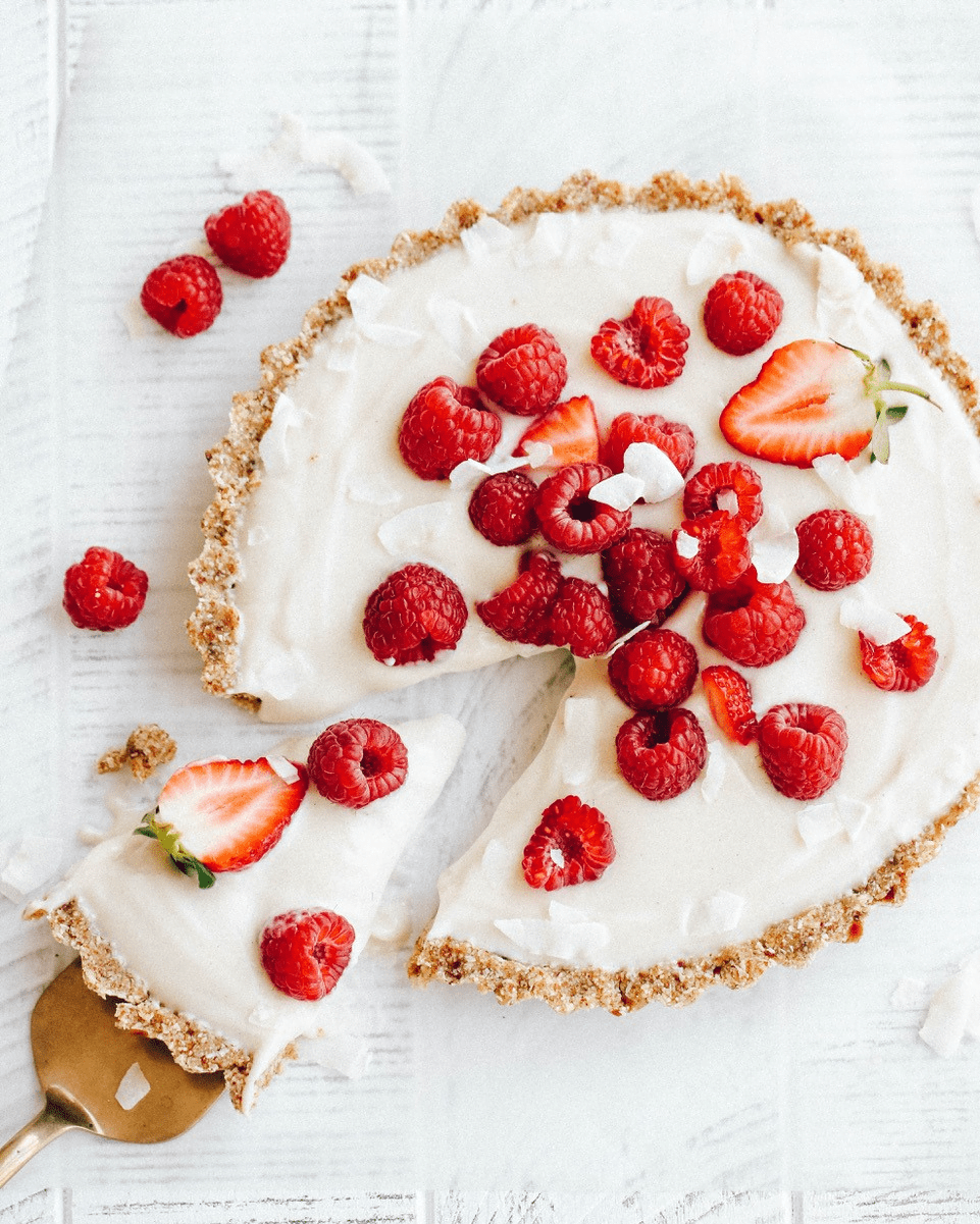 Vegan Berry Yogurt Tart