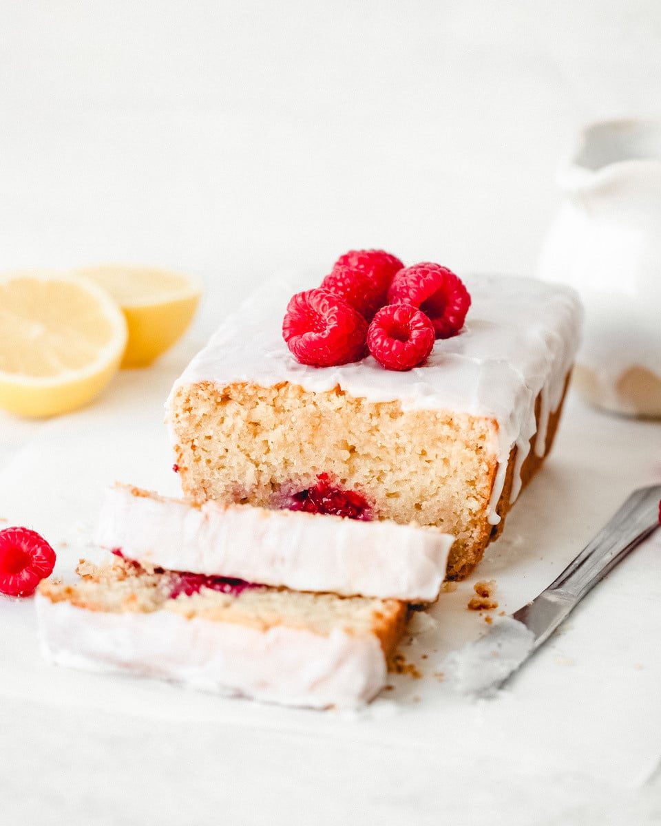 Vegan Lemon Raspberry Loaf