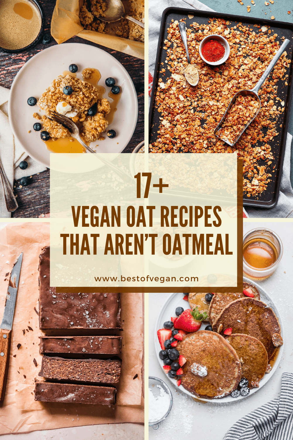 17+ Vegan Oat Recipes That Aren’t Oatmeal