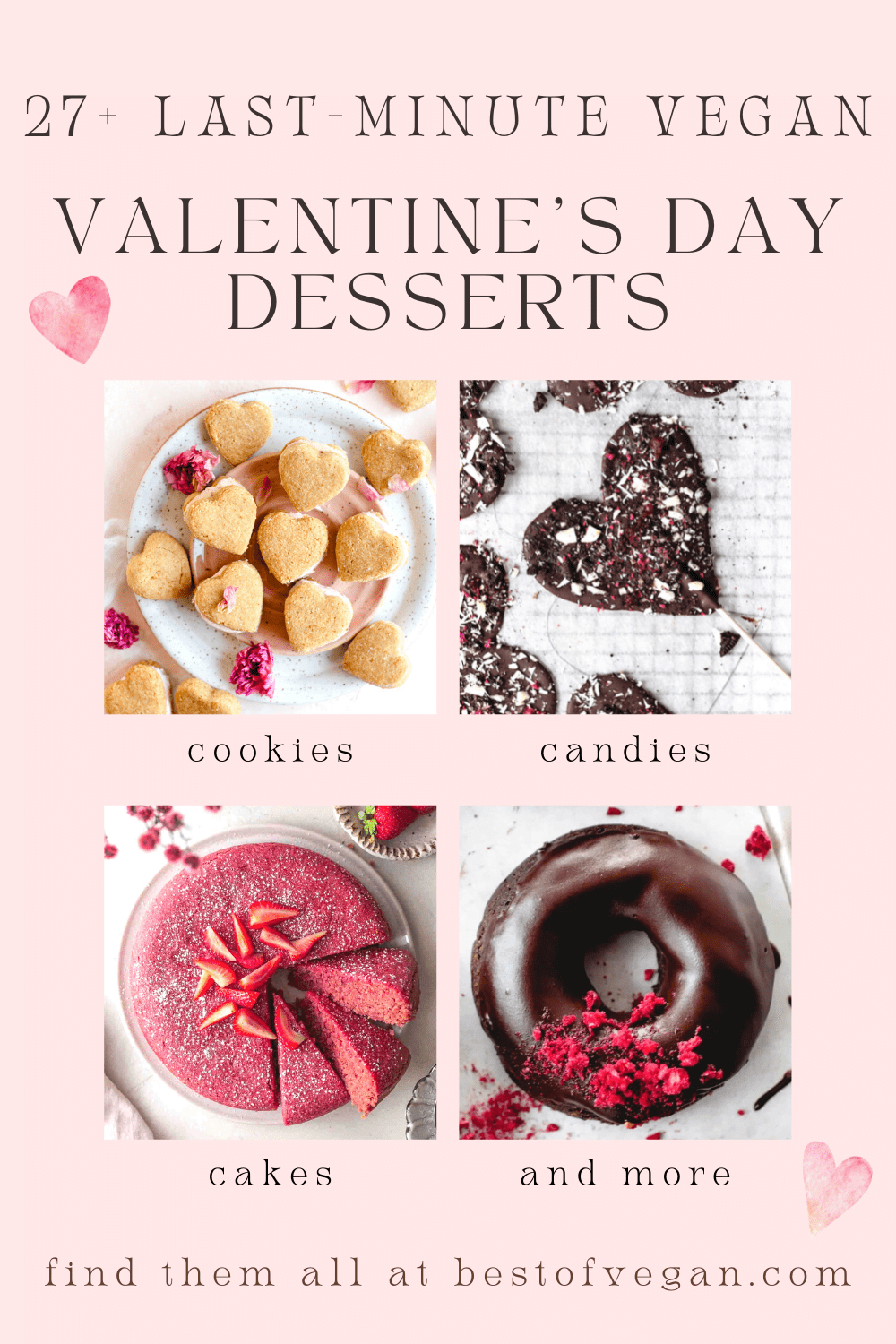 27+ Last Minute Vegan Valentine’s Day Dessert Ideas