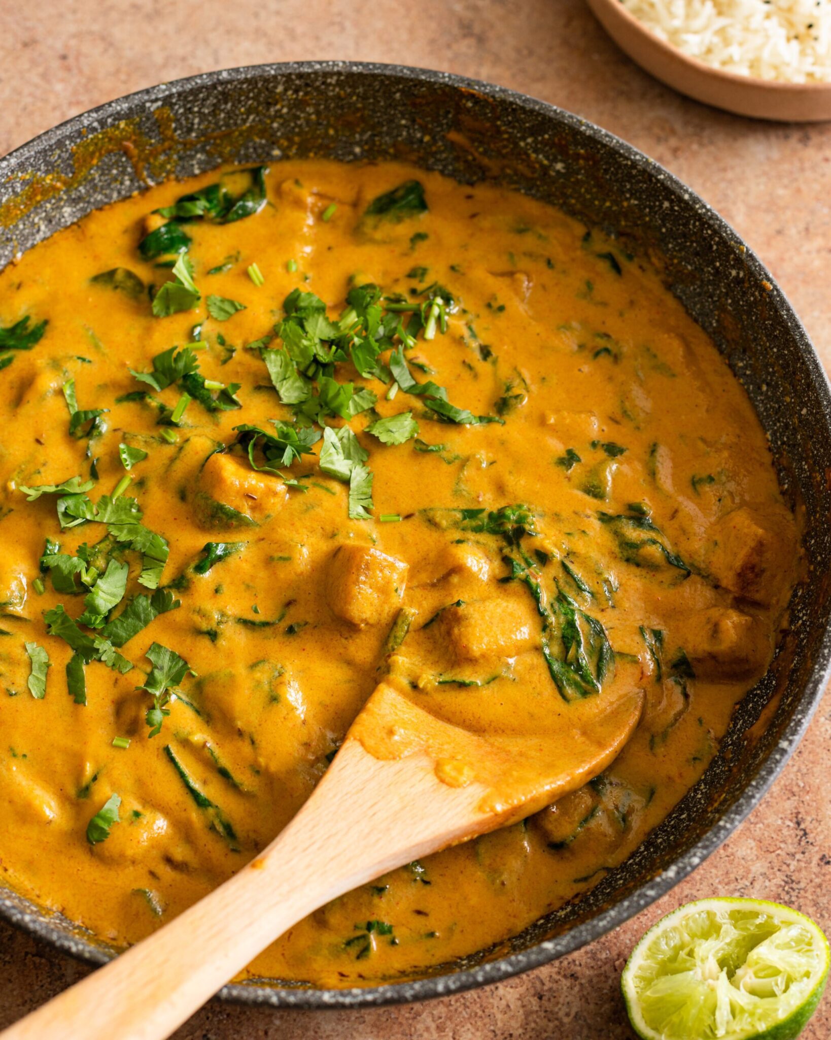 Creamy Vegan Mango Tofu Curry