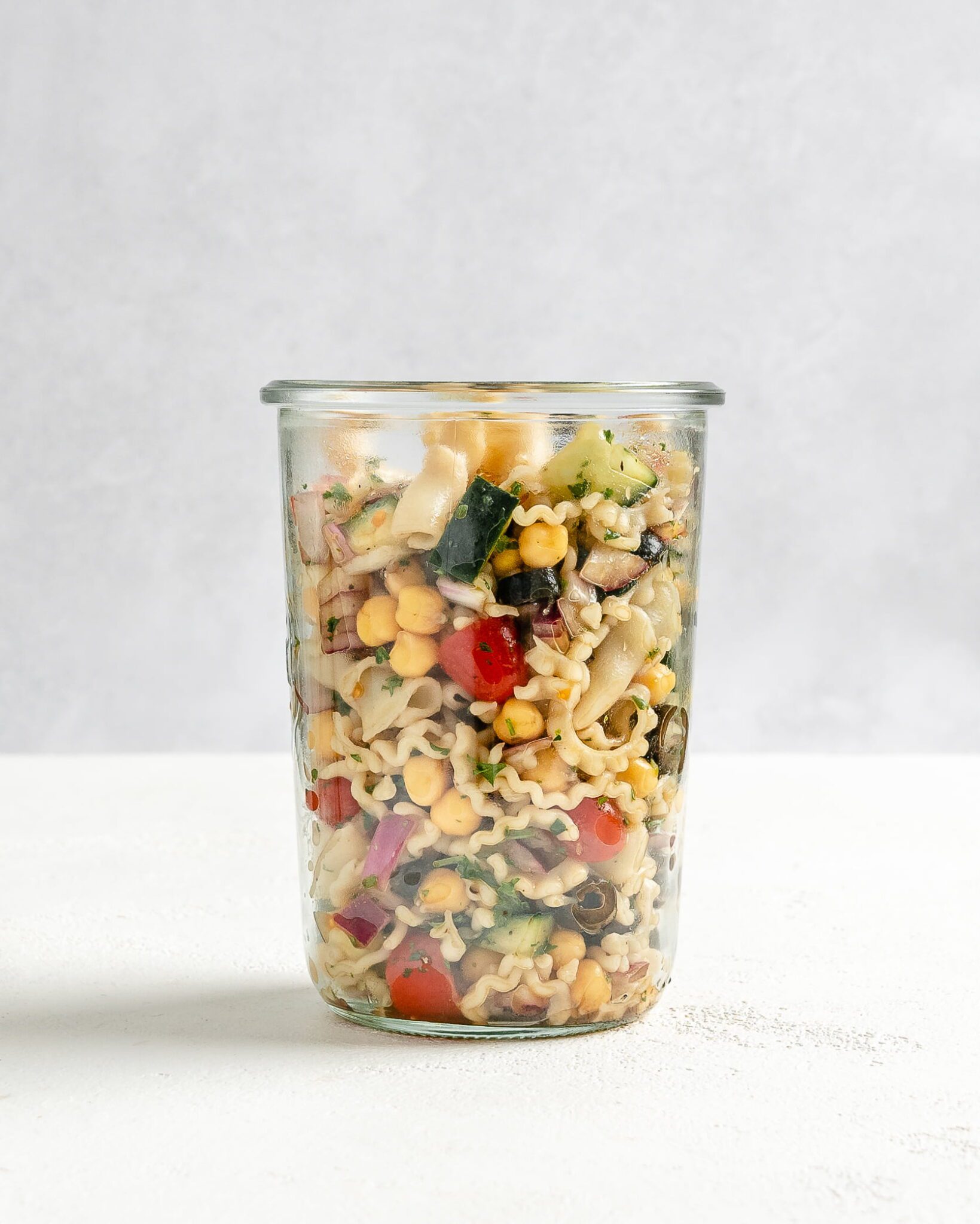 meal prep pasta salad