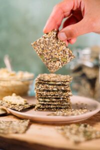 Gluten-Free Seed Crackers