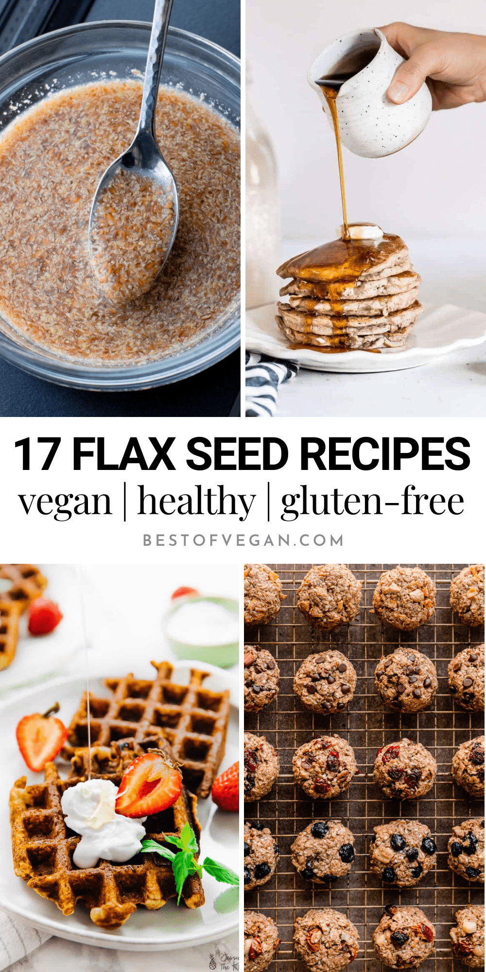 17 healthy flax seed recipes vegan gluten-free 