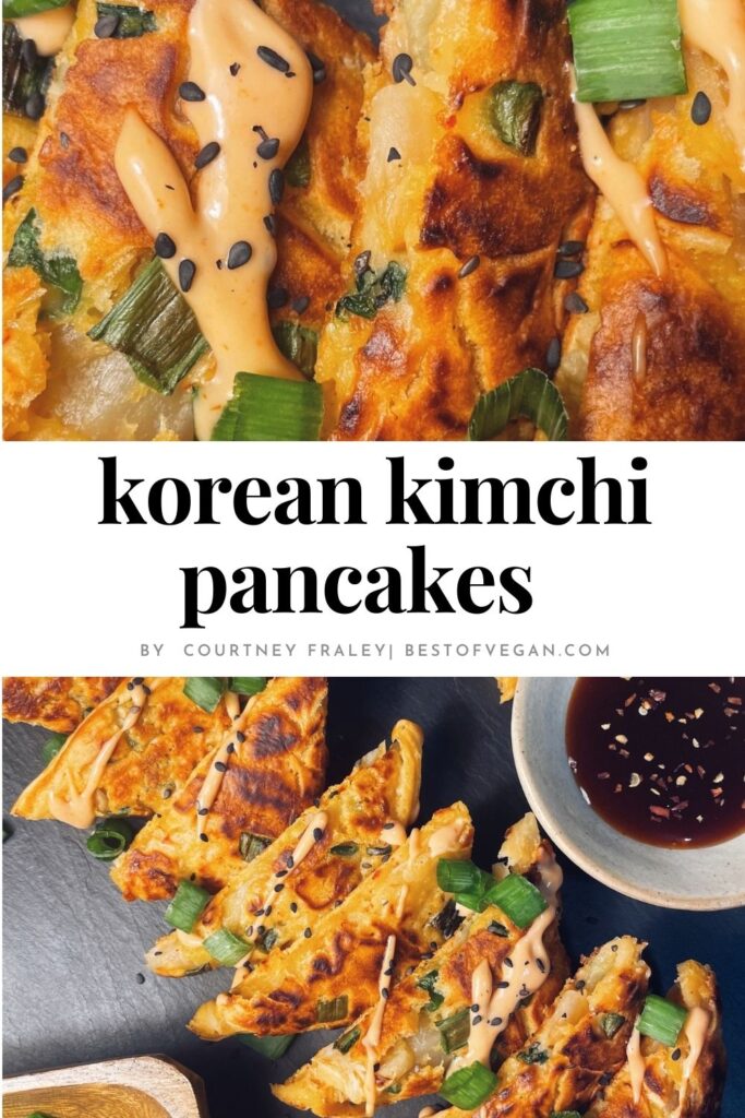 kimchi pancakes