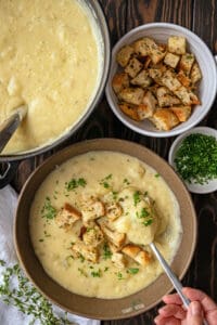Creamy Potato & Horseradish Soup