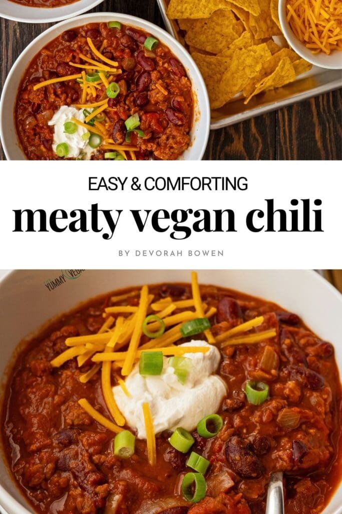 meaty vegan chili