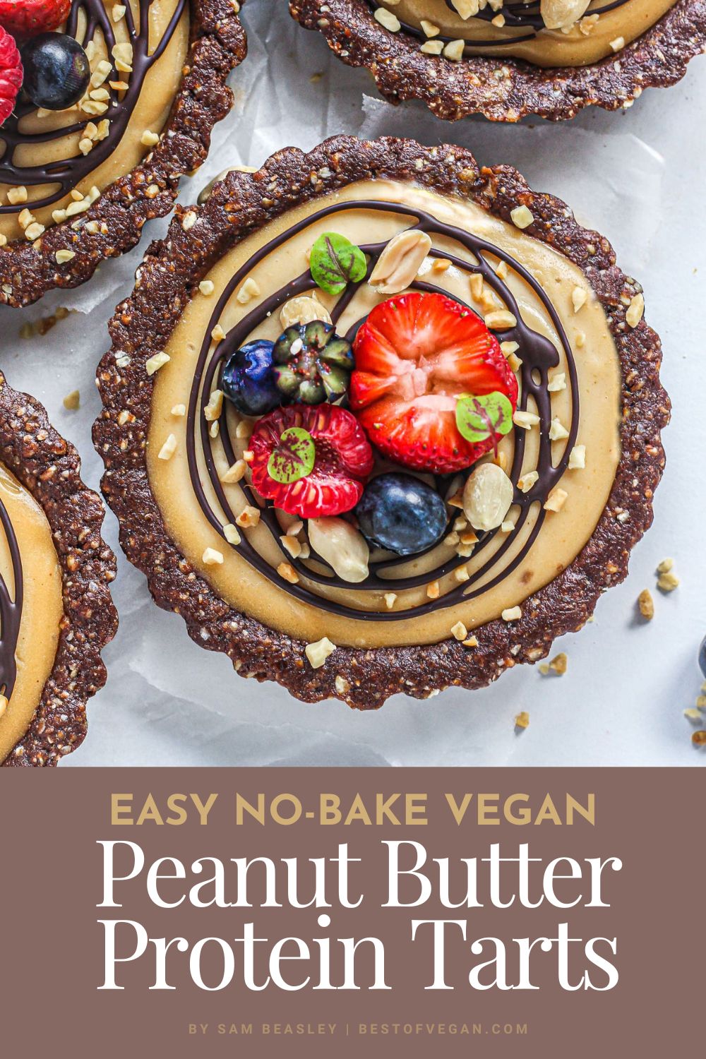 no bake dessert peanut butter tarts
