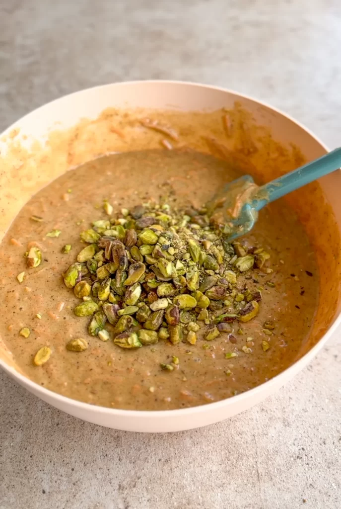 Vegan Carrot Pistachio Cake (Easy Moist & Fluffy Recipe)