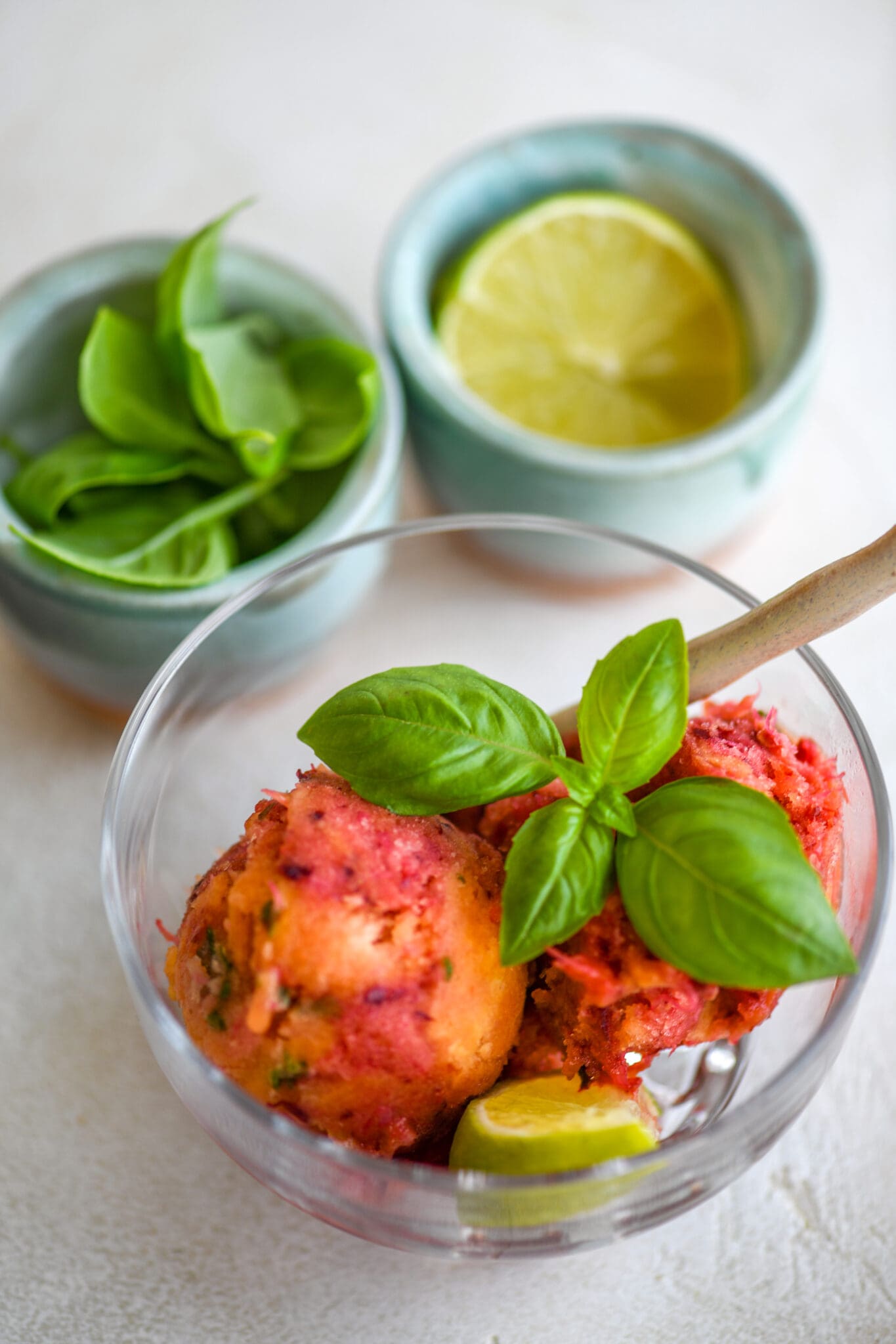 mango cherry pineapple sorbet