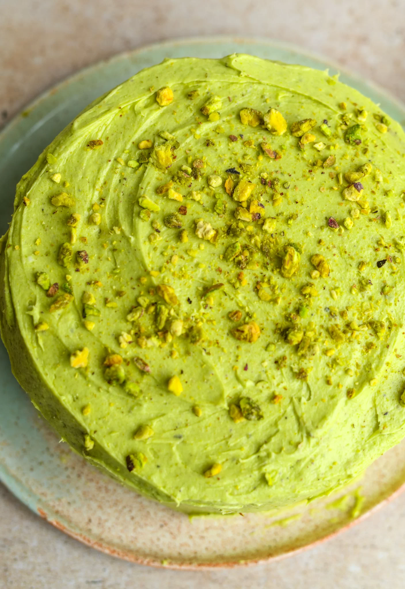 vegan pistachio cake