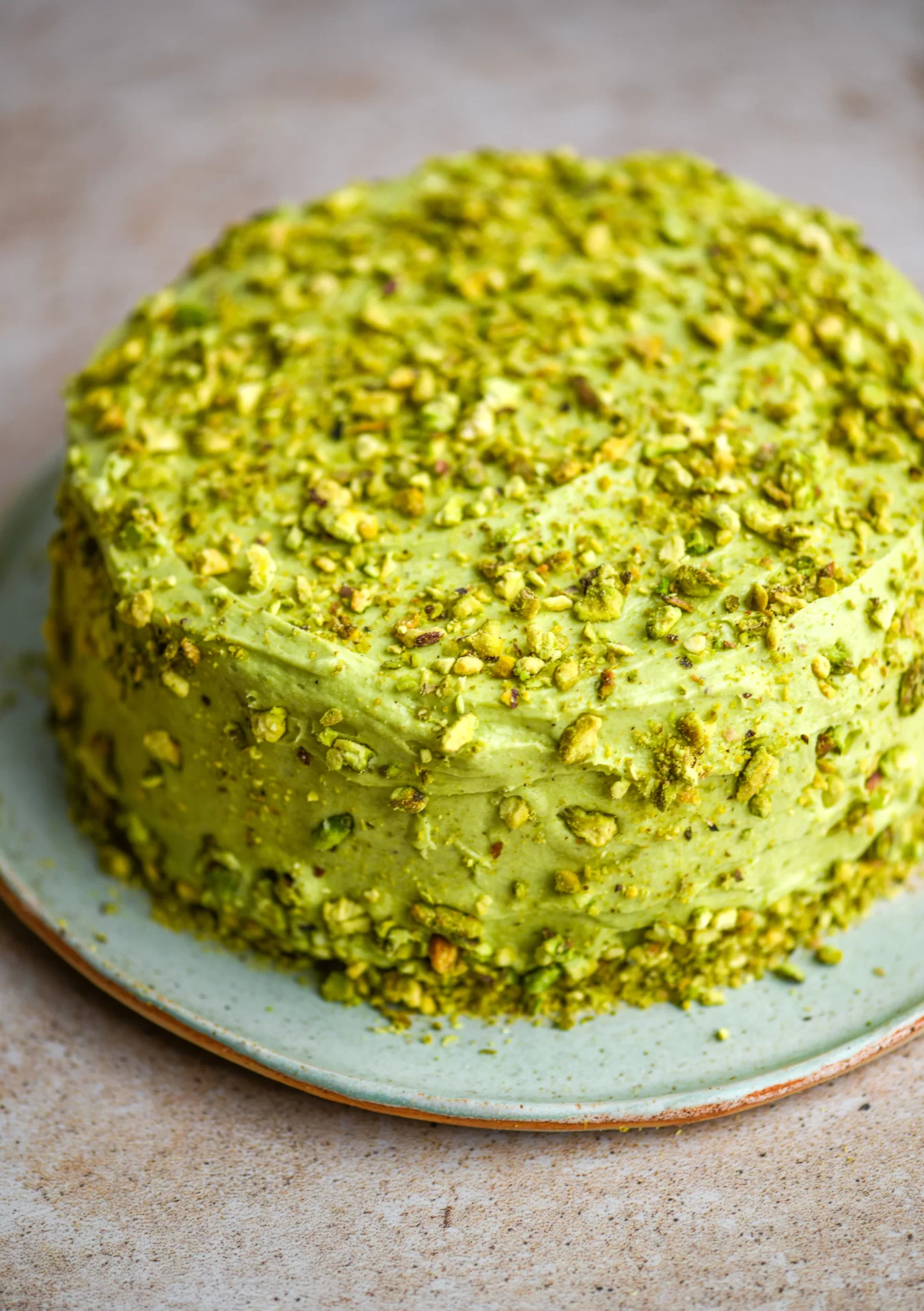 vegan pistachio cake
