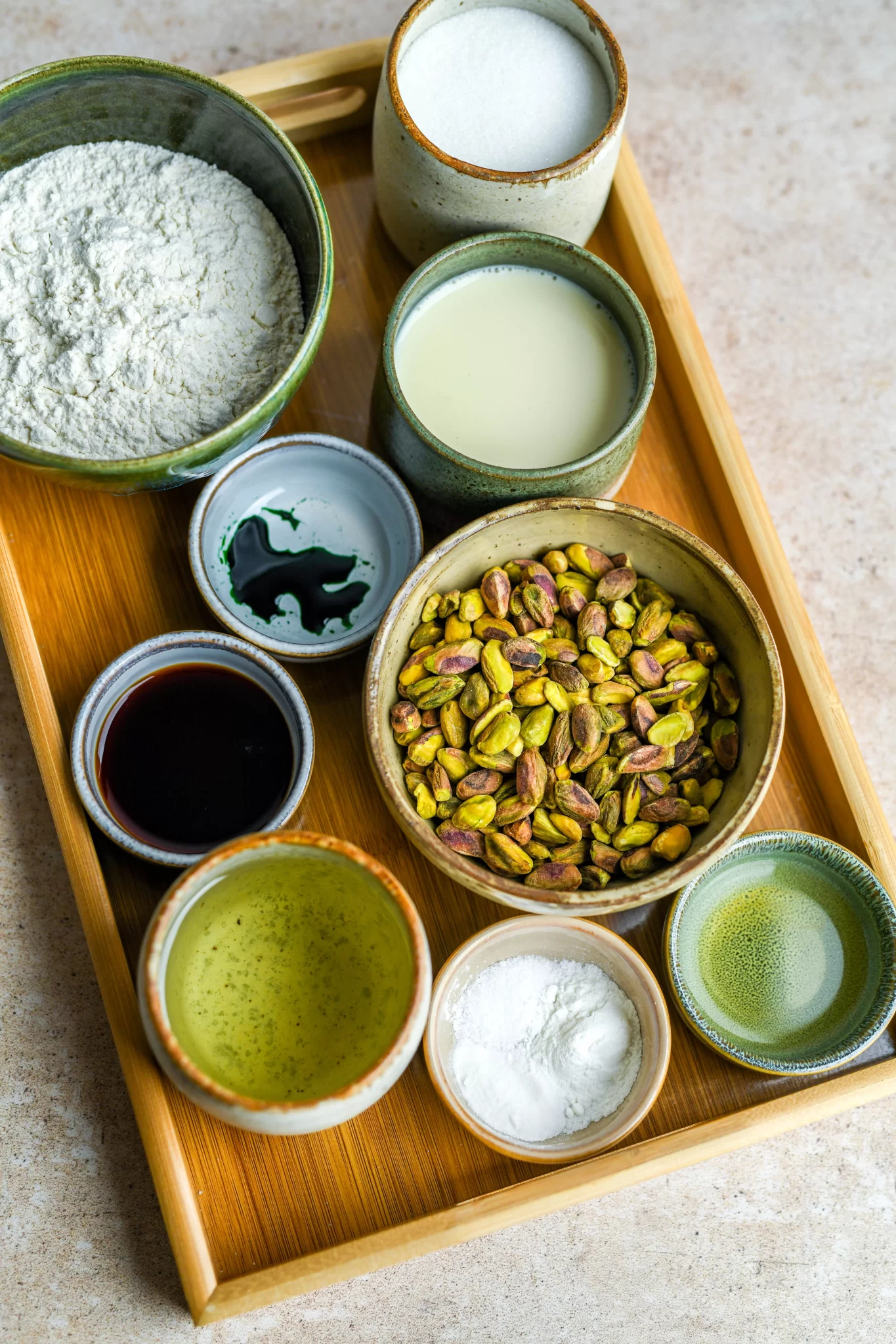 vegan pistachio cake ingredients