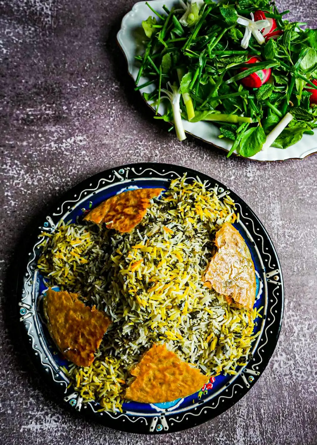 SABZI POLO NOWRUZ FOODS PERSIAN NEWYEAR