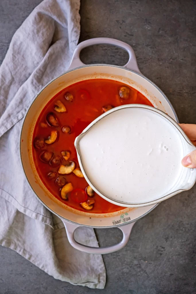 add the coconut milk