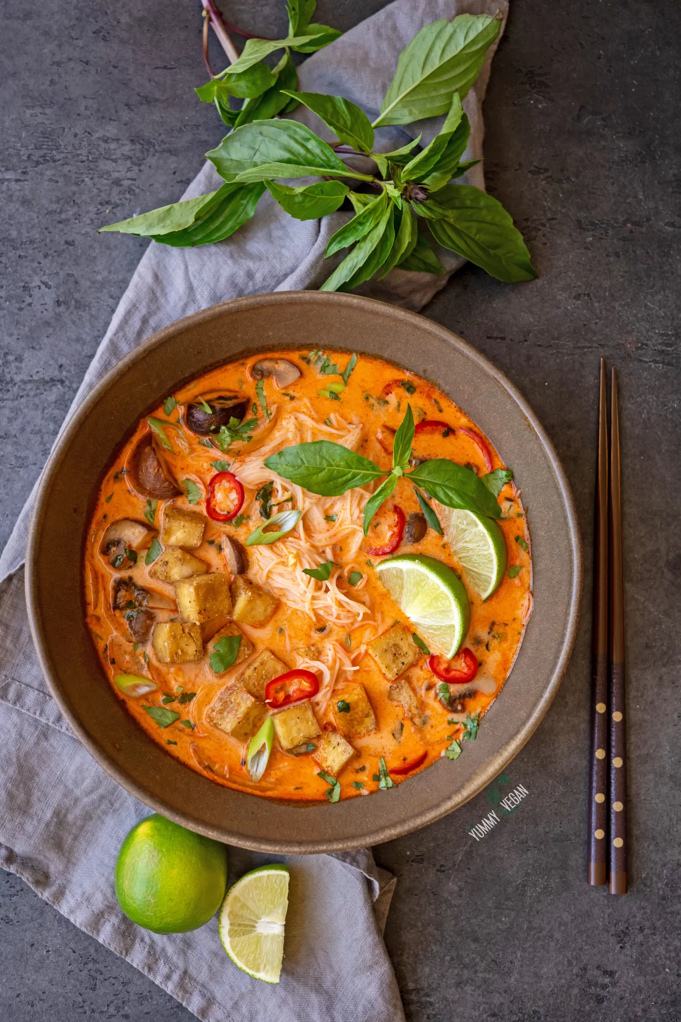 Thai Red Curry Noodle Soup