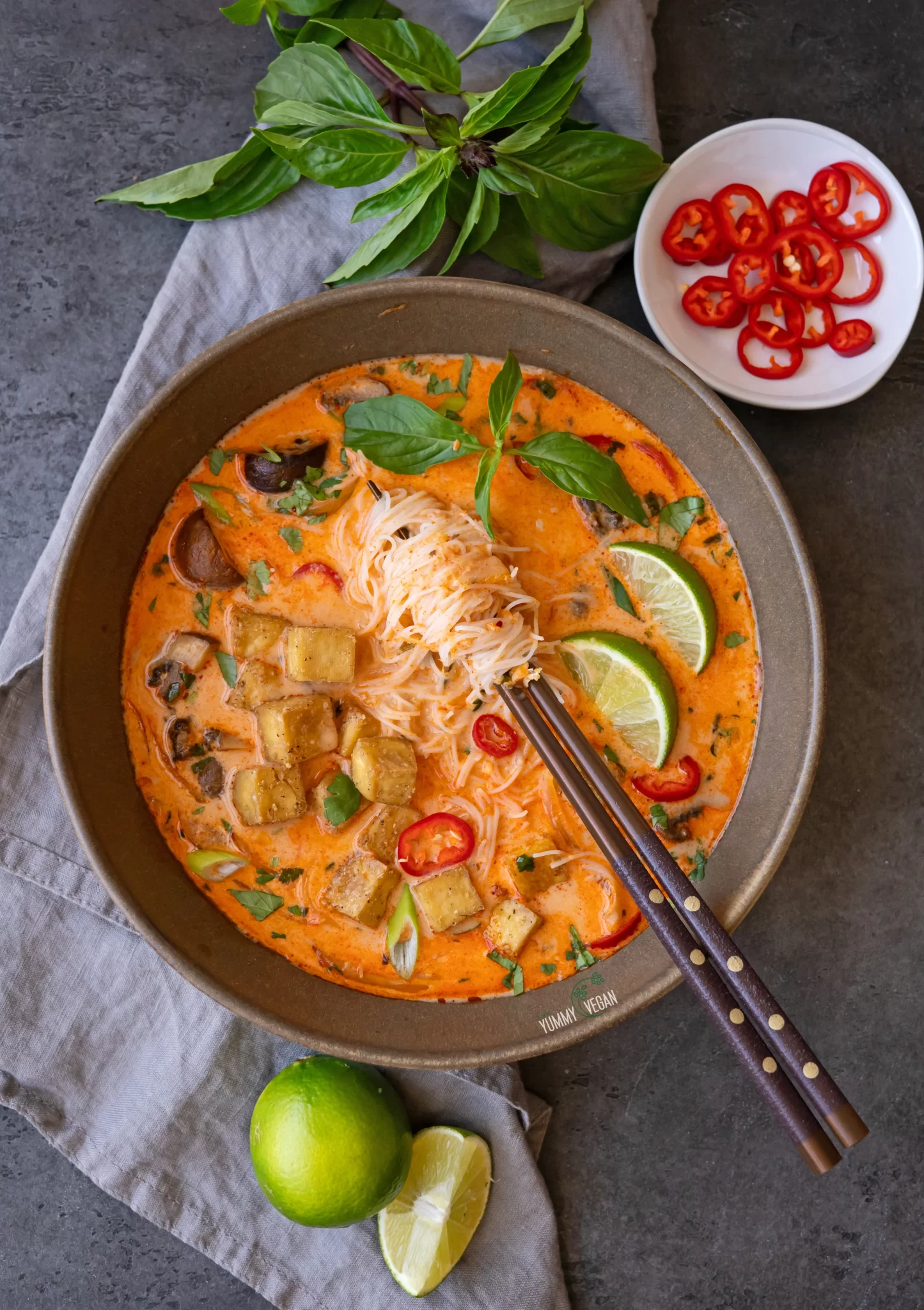 Thai Red Curry Noodle Soup